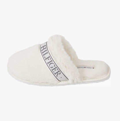 Tommy Hilfiger TOMMY FUR HOTEL  Womens Slippers Ancient White