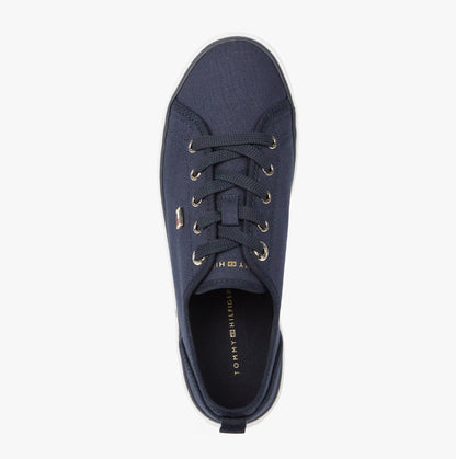 Tommy Hilfiger CANVAS SNEAKER Womens Sneakers Space Blue