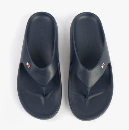 Tommy Hilfiger ENAMEL FLAG CONTOURED Womens Sandals Space Blue