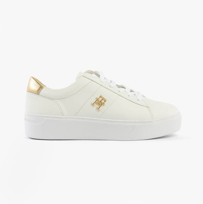 Tommy Hilfiger PLATFORM COURT Womens Trainers White