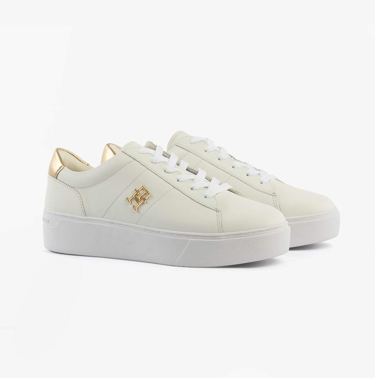 Tommy Hilfiger PLATFORM COURT Womens Trainers White