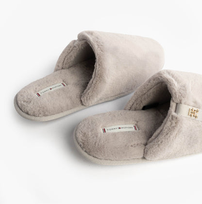 Tommy Hilfiger TH FAUX FUR HOUSE SH Womens Slippers Lilac Dusk