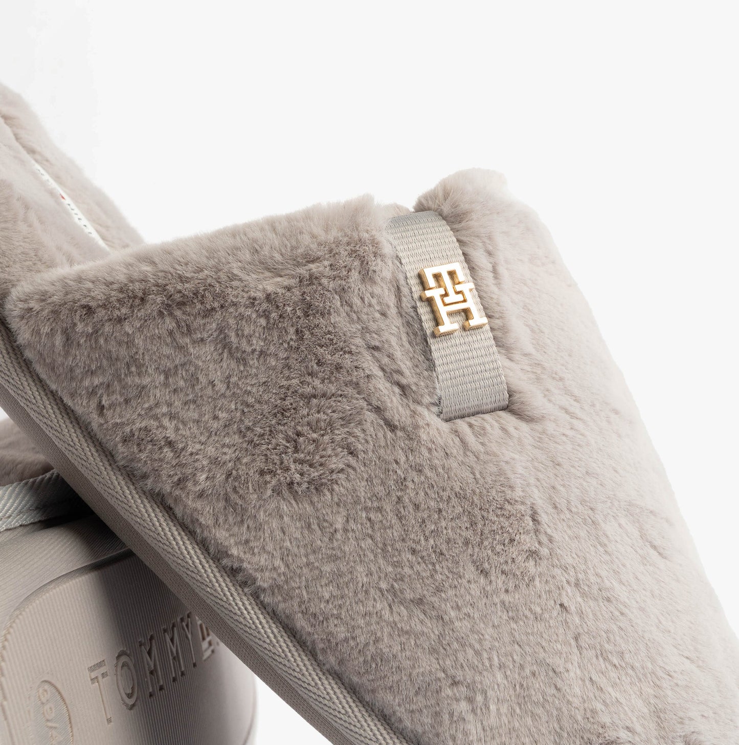 Tommy Hilfiger TH FAUX FUR HOUSE SH Womens Slippers Lilac Dusk