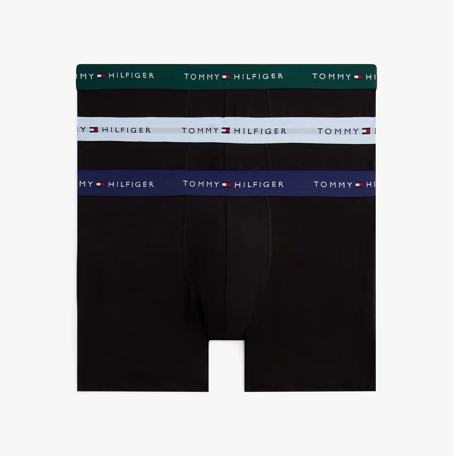 Tommy Hilfiger BOXER BRIEF 3 Pack Mens Cotton Stretch Black