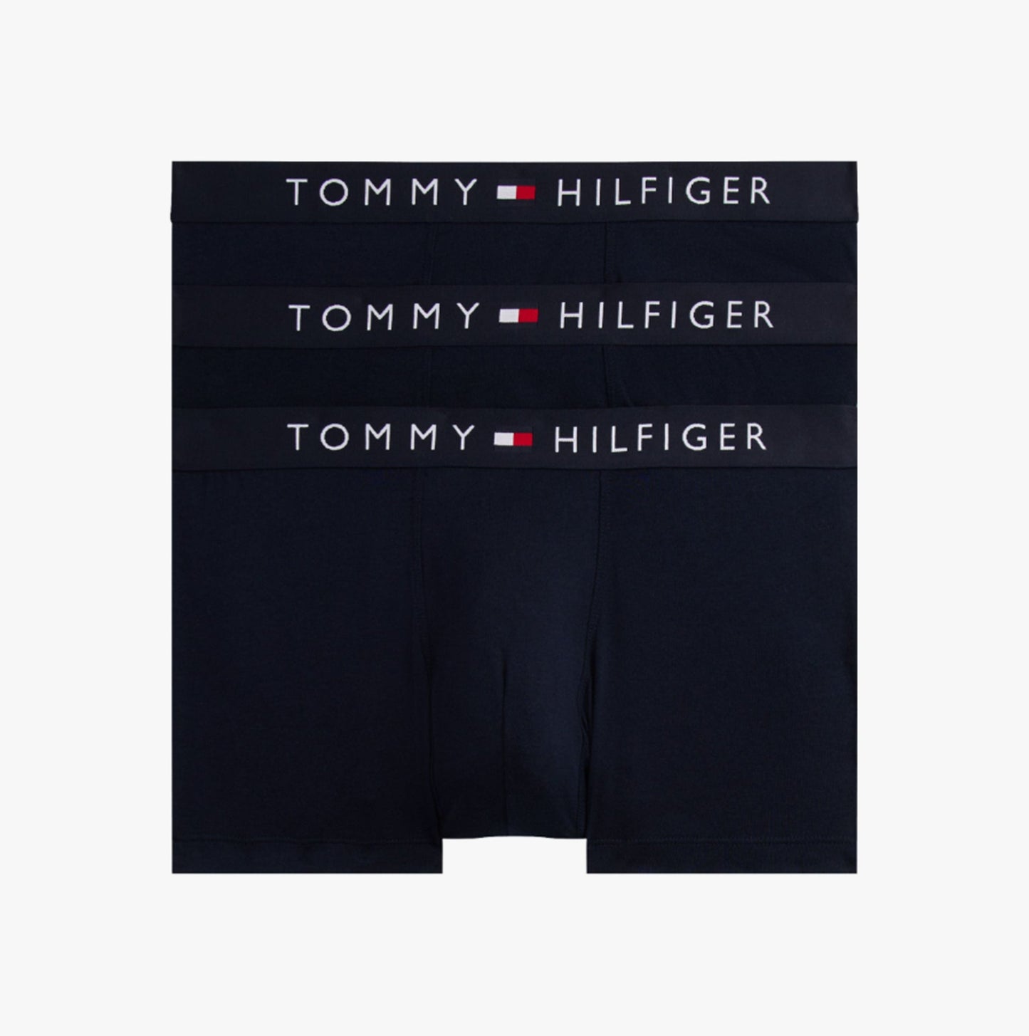 Tommy Hilfiger BOXER BRIEF 3 Pack Mens Cotton Stretch Navy