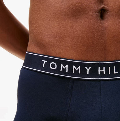 Tommy Hilfiger Mens 3 Pack Logo Waistband Trunks Multi