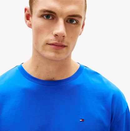 Tommy Hilfiger FLANNEL Pyjama Set With SLIPPERS Mens Blue Tartan