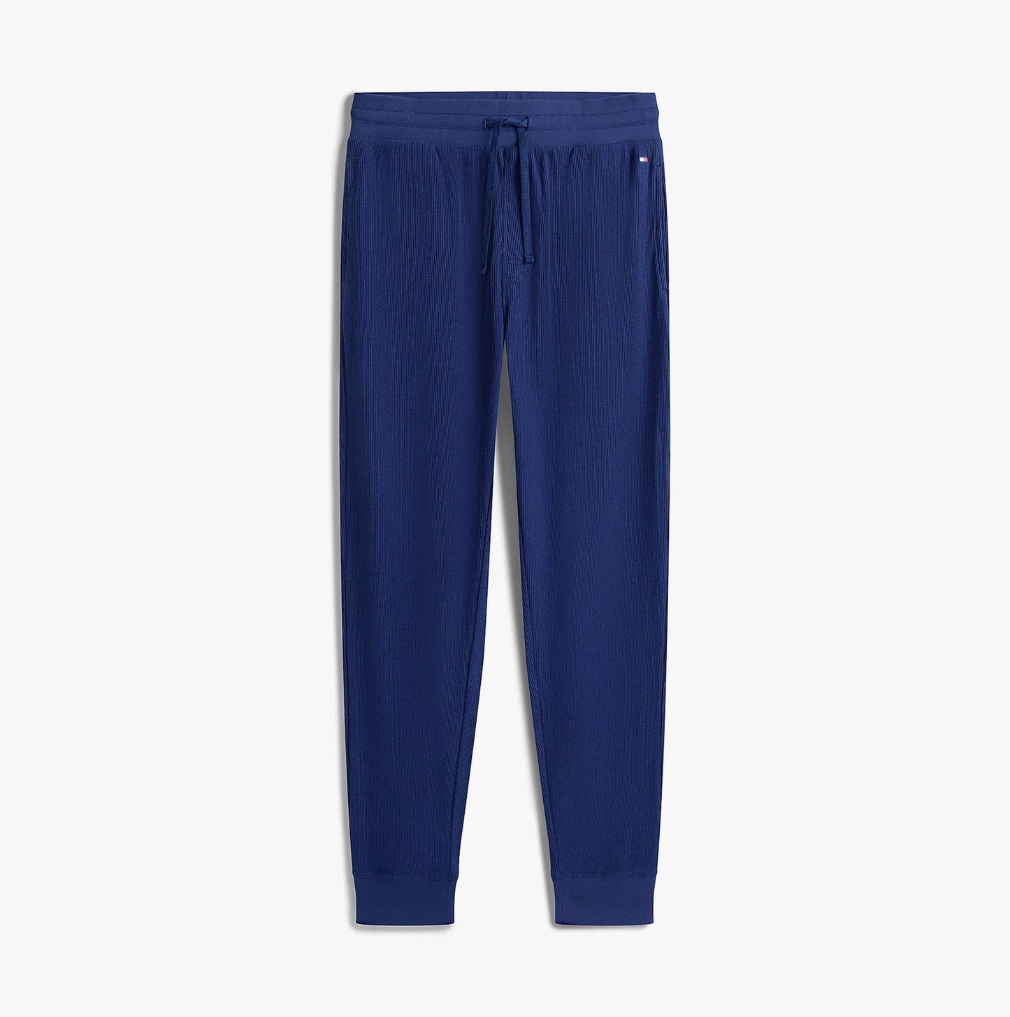 Tommy Hilfiger WAFFLE PANT Mens Cuffed Joggers Navy