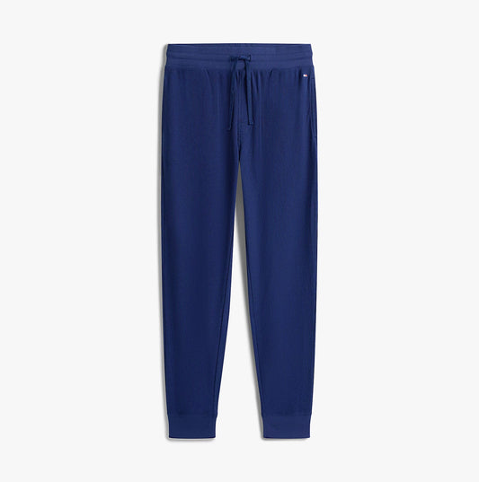 Tommy Hilfiger WAFFLE PANT Mens Cuffed Joggers Navy