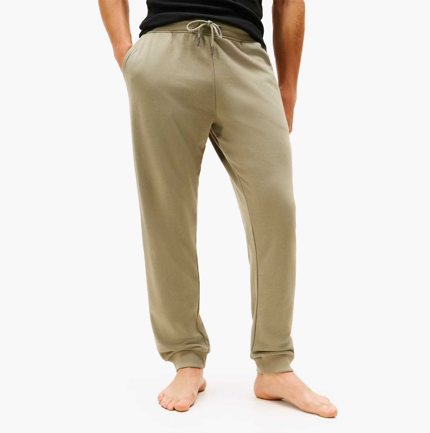 Tommy Hilfiger TH Original Mens Logo Lounge Joggers Utility Sage