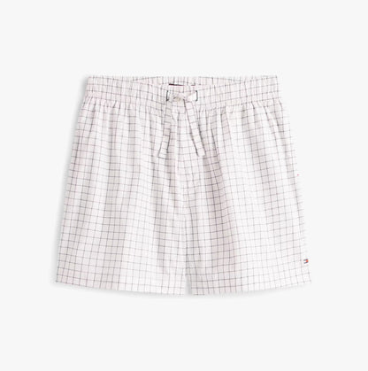 Tommy Hilfiger WOVEN PJ SET Mens Set Linear White Grid Check