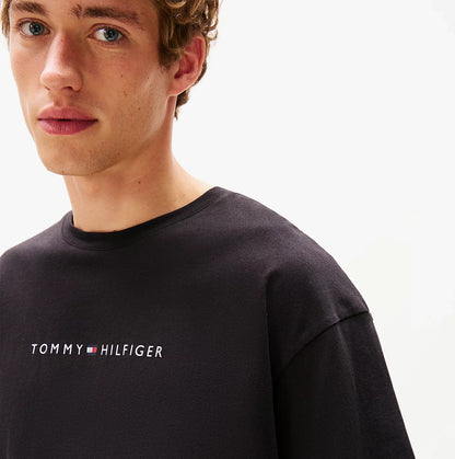 Tommy Hilfiger LOGO T-Shirt Mens Black
