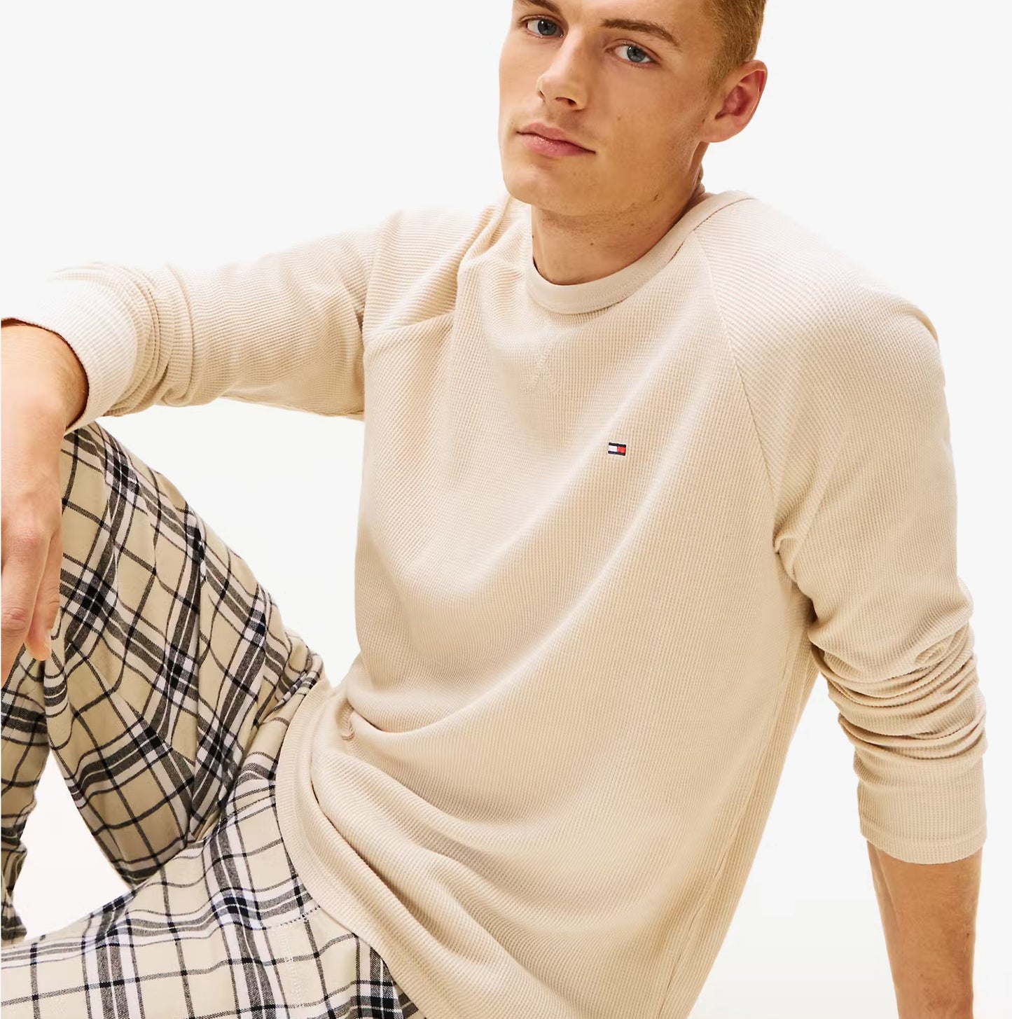 Tommy Hilfiger WAFFLE & PJ Mens Set Multicoloured