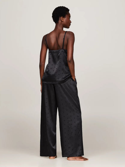 Tommy Hilfiger ESS HOLIDAY Womens Cami & Long Pants Black