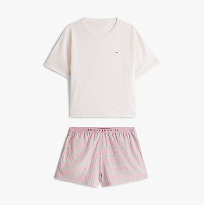 Tommy Hilfiger PJ SHORT SET Womens Pajamas Multicoloured