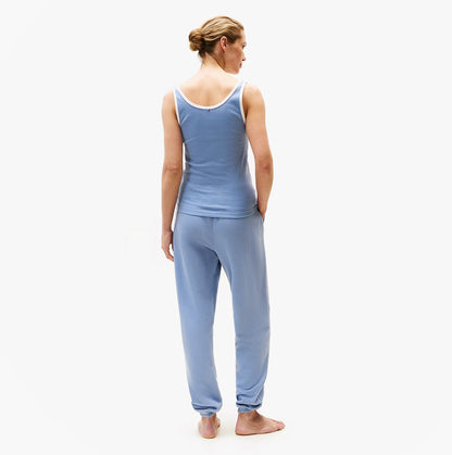 Tommy Hilfiger RIB TANK TOP Ladies Brisk Blue