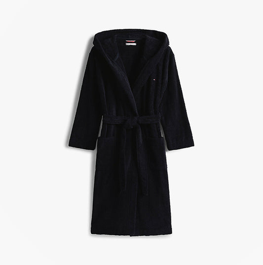 Tommy Hilfiger TOWELLING BATHROBE Womens Bathrobes Desert Sky