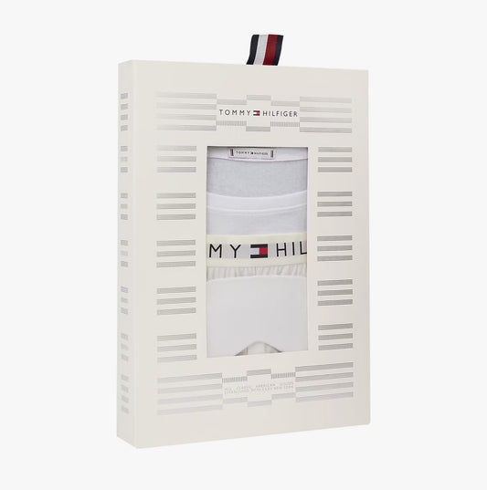 Tommy Hilfiger GIFT LS TEE PANTS SE Womens Pyjama Set Ecru