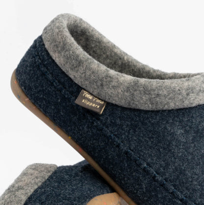 Toni Pons ALBONS Womens Wedge Mule Slippers Blue