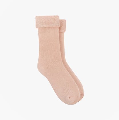 Totes Toasties BRUSHED THERMAL BED SOCKS Womens Socks Dusky Pink