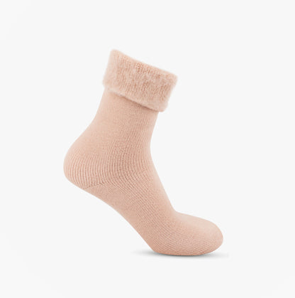 Totes Toasties BRUSHED THERMAL BED SOCKS Womens Socks Dusky Pink