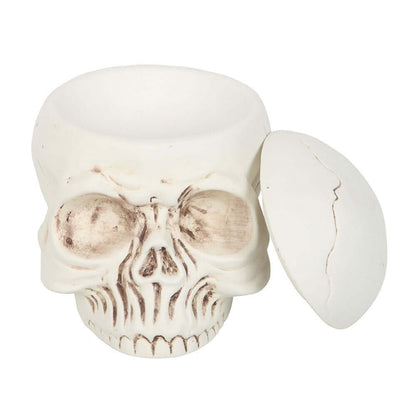 Gothic Gifts Weathered Skull Oil Burner and Wax Warmer