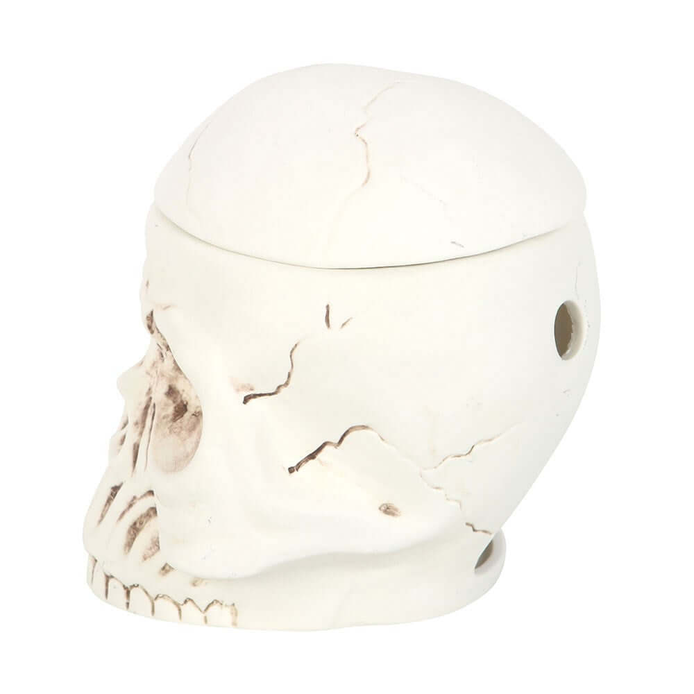 Gothic Gifts Weathered Skull Oil Burner and Wax Warmer