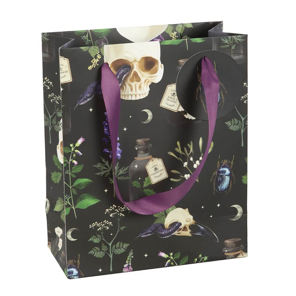Gothic Gifts 23cm Venom & Vines Print Gift Bag