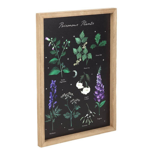 Gothic Gifts Poisonous Plants Framed Wall Art Print