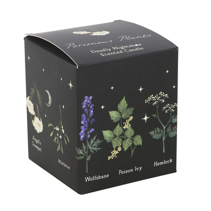 Gothic Gifts Deadly Nightshade Poisonous Plants Scented Candle