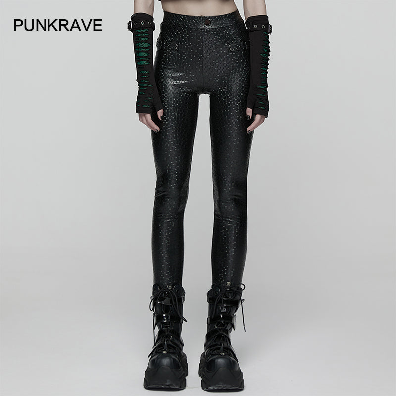 Punk Rave Ravenna Leggings – Black Prism Finish