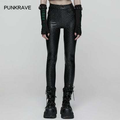 Punk Rave Ravenna Leggings – Black Prism Finish