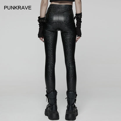 Punk Rave Ravenna Leggings – Black Prism Finish