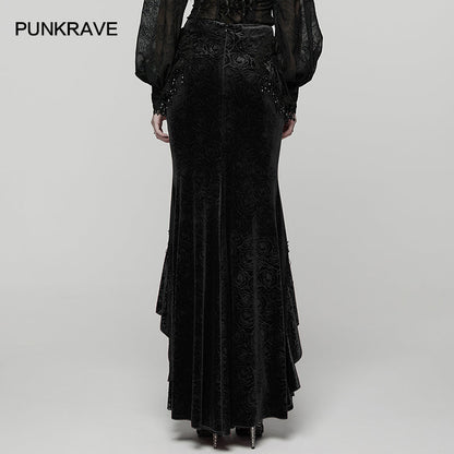 Punk Rave Goth Gorgeous Fishtail Skirt