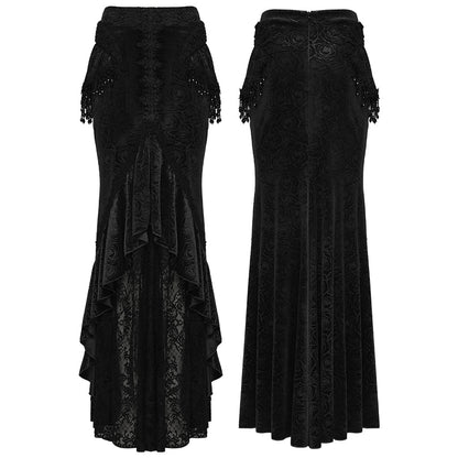 Punk Rave Goth Gorgeous Fishtail Skirt