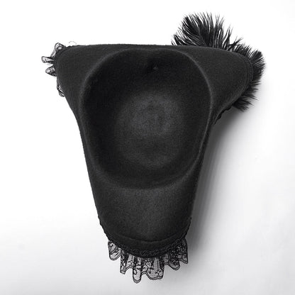 Punk Rave Goth Imprisoned Beast Bone Pirate Hat