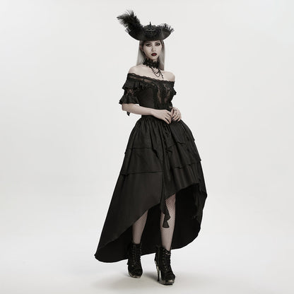 Punk Rave Goth Imprisoned Beast Bone Pirate Hat