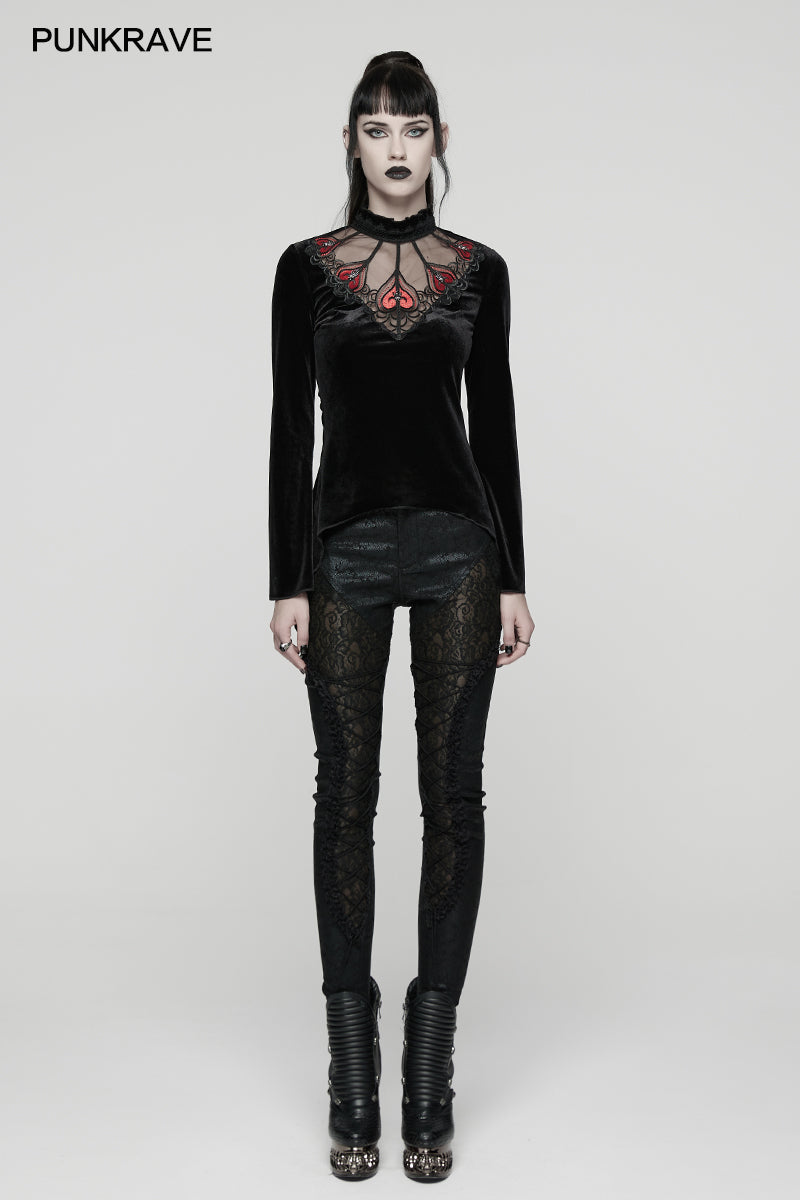 Punk Rave Belladonna Demon’s Hand Velvet T-Shirt