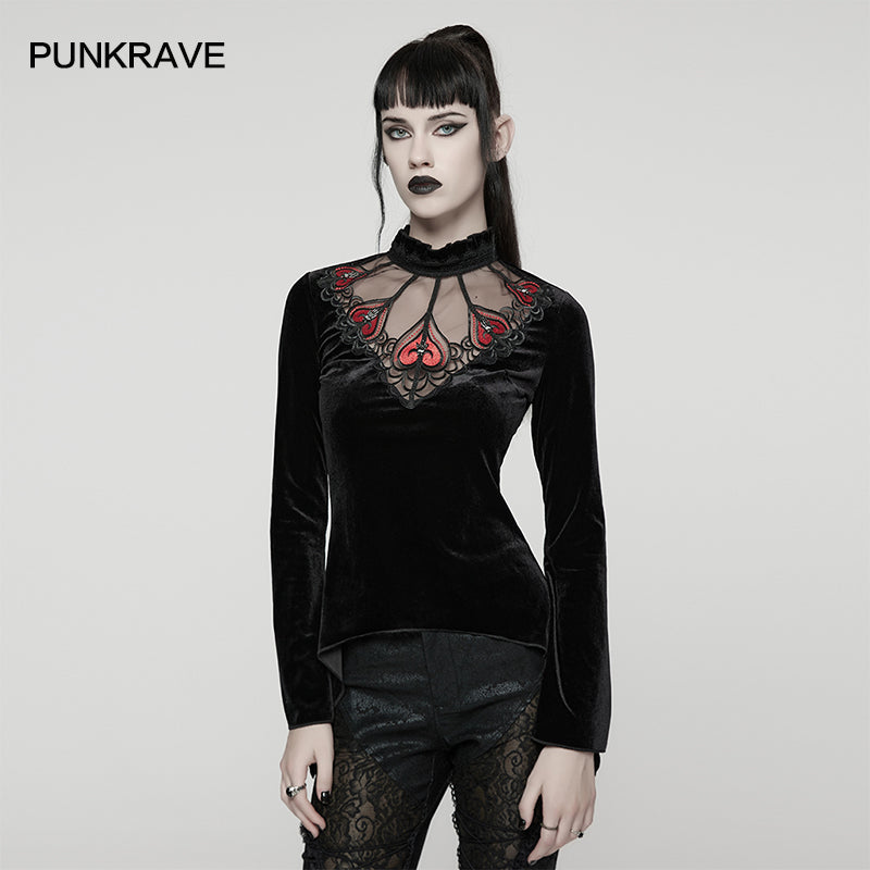 Punk Rave Belladonna Demon’s Hand Velvet T-Shirt