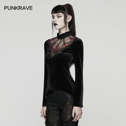 Punk Rave Belladonna Demon’s Hand Velvet T-Shirt