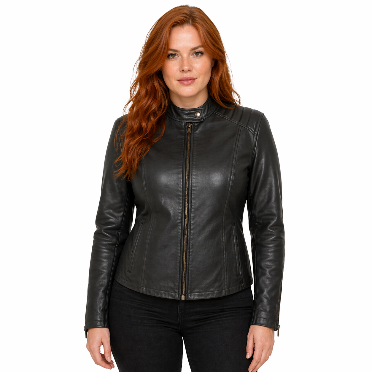 Women's Genuine Leather Jacket | Green