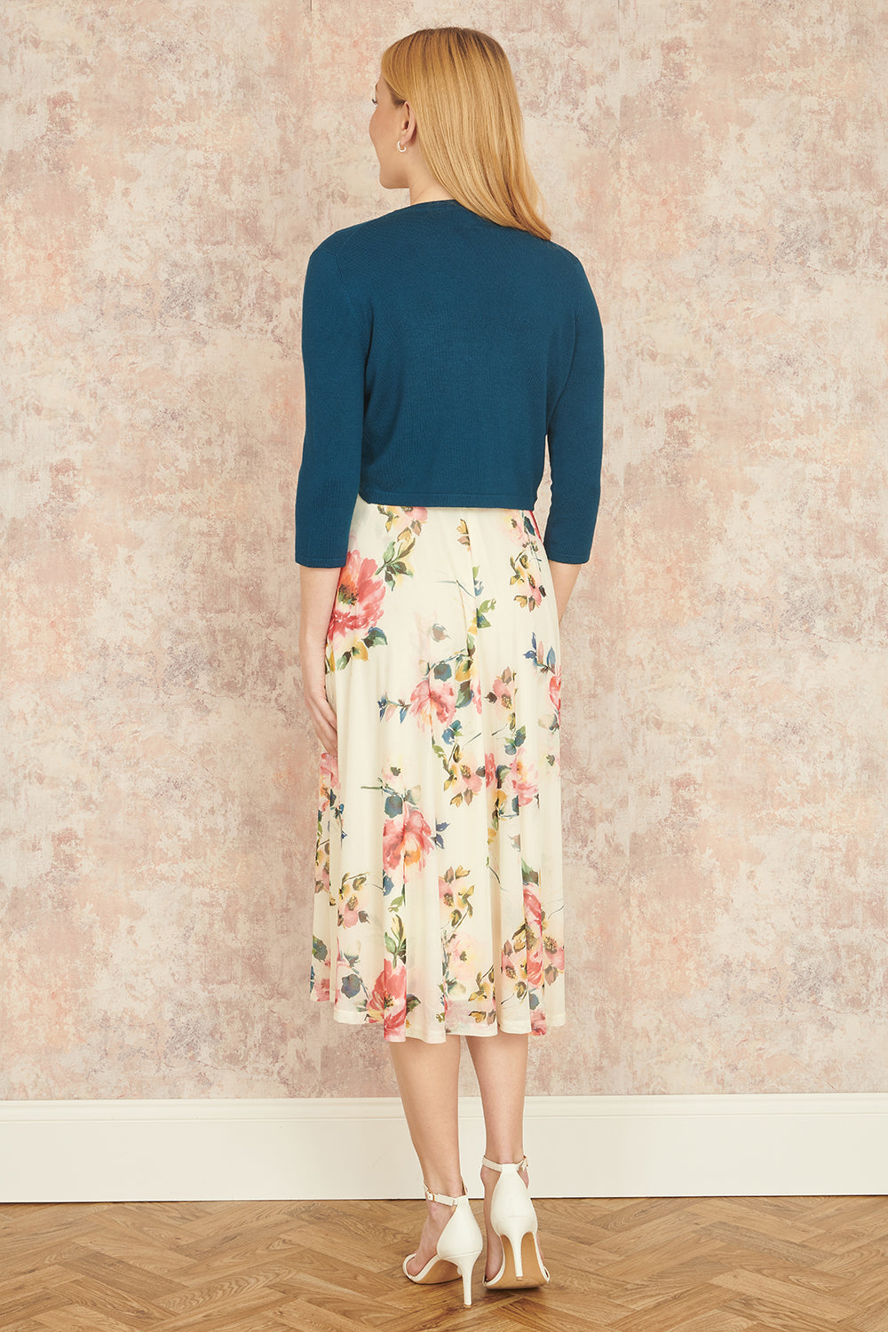 Yumi Teal Knitted Bolero