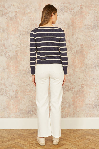 Yumi White Wide Leg High Waist Jeans