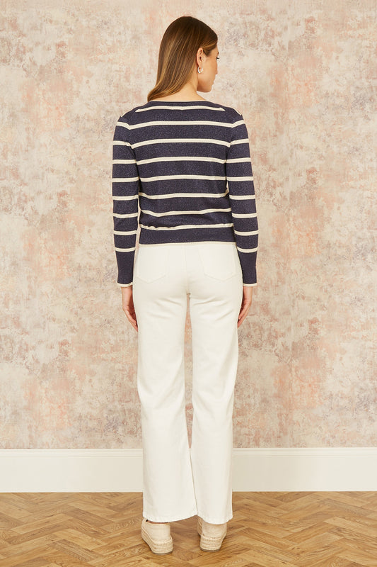 Yumi White Wide Leg High Waist Jeans