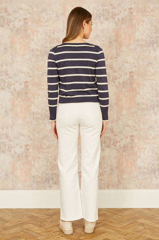 Yumi White Wide Leg High Waist Jeans