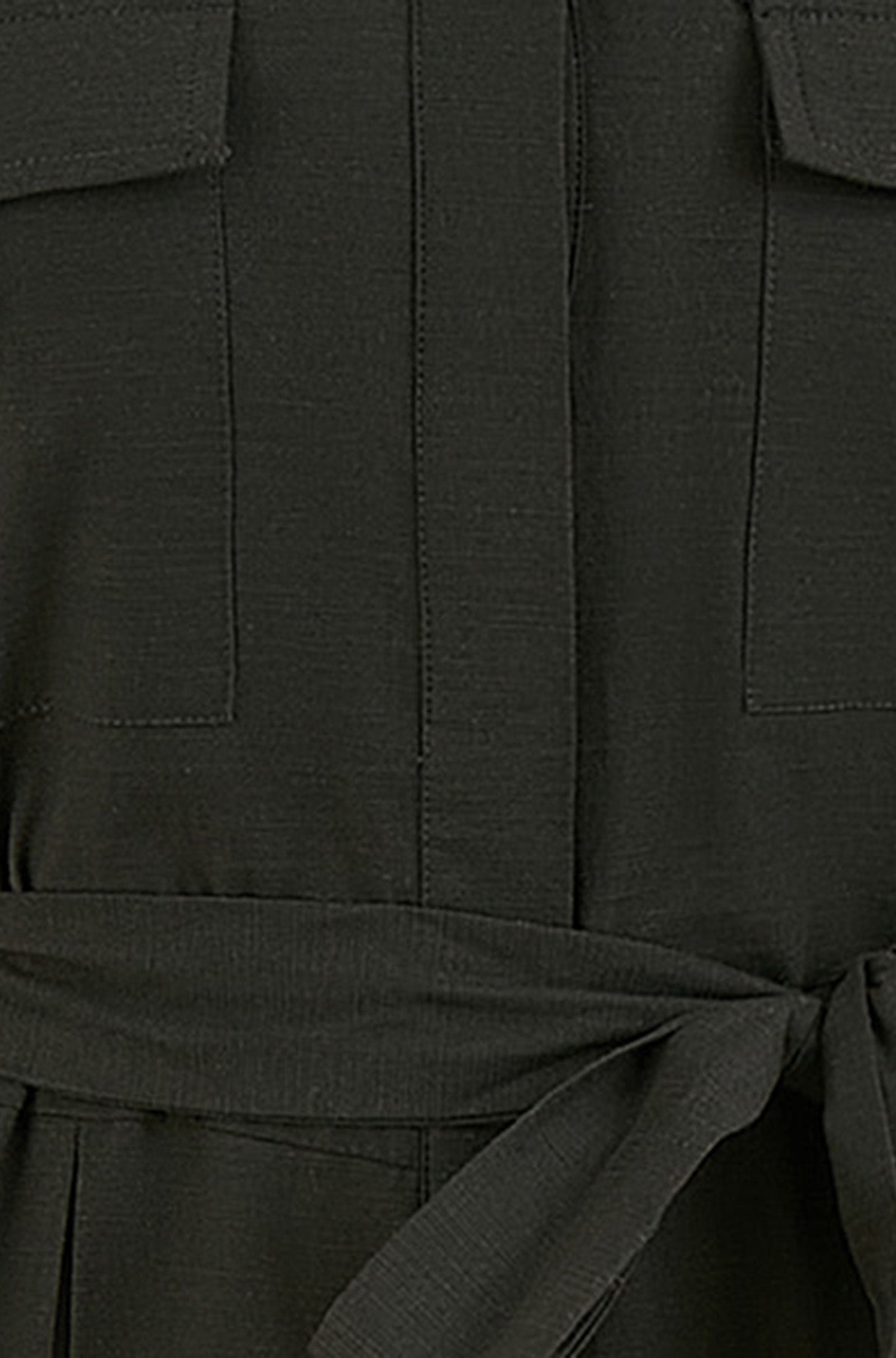 Yumi Black Utility Relaxed Fit Jumpsuit