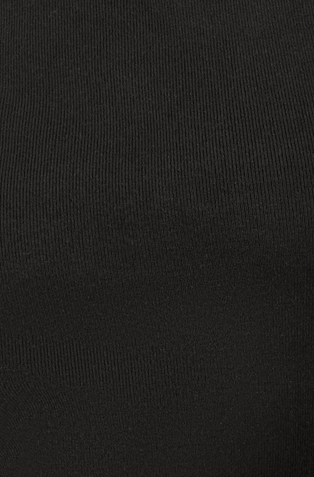 Yumi Black Knitted Ruched Midi Dress