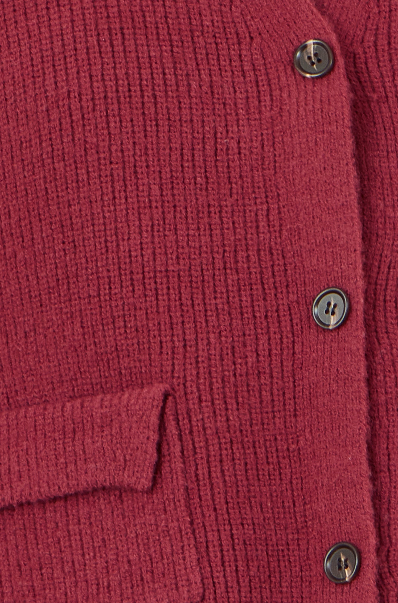 Yumi Burgundy Knitted Pullover Waistcoat