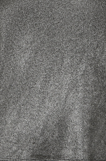 Yumi Black Metallic Bow Back Top