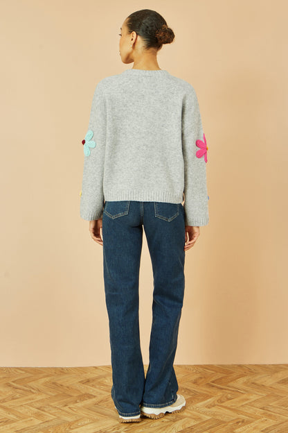 Yumi Blue Dark Wash Stretch Wide Leg Jeans